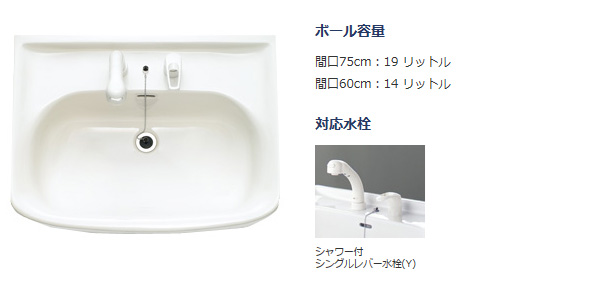 クリナップ 洗面化粧台 BTSシリーズ 化粧台本体 間口75cm 開きタイプ